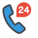24 phone support
